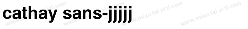 cathay sans字体转换